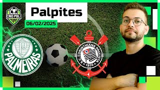 PALPITES E APOSTAS DE FUTEBOL PARA O DIA 06 02 2025 + BILHETE PRONTO