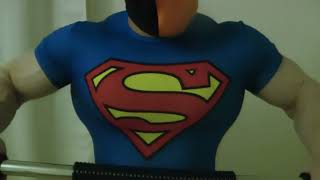 Best Pec Bounce EVER Superman tight shirt Preview 1 HIGH