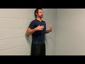 overhead wall press shoulder mobility exercise