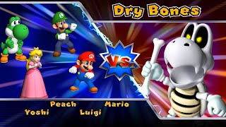 【マリオパーティ9】ボスゲートバトルマリオVsルイージVsピーチVsヨッシー(COM最強 たつじん)