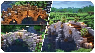 Minecraft | 4 Different Bridge Tutorial