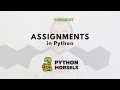 Assigning a variable in Python