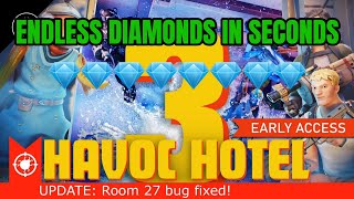 Havoc Hotel 3 Endless Easy Diamonds 💎 #gaming #fortnite #walkthrough #tutorial #glitch #tips