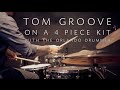 Tom Groove on a 4 Piece Kit - Drum Lesson w/ The Orlando Drummer