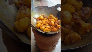 নিরামিষ আলুর তরকারি 😋 | Pure Veg  Recipe 🔥 #shorts