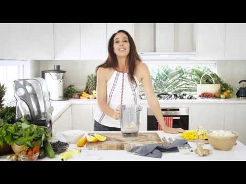 Janine Allis making Boost Juice recipes - Mango Mirage Janine Allis making Boost Juice recipes - Mango Mirage