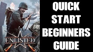 Enlisted Quick Start Beginners Guide - Campaign, Squad & Soldier Progression & Gameplay Hints & Tips