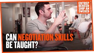 Can Negotiation Skills Be Taught?