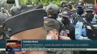 Former Honduran president to turn himself in voluntarily