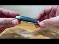 Rough Ryder Blue Denim Micarta T10 Copperhead knife full review