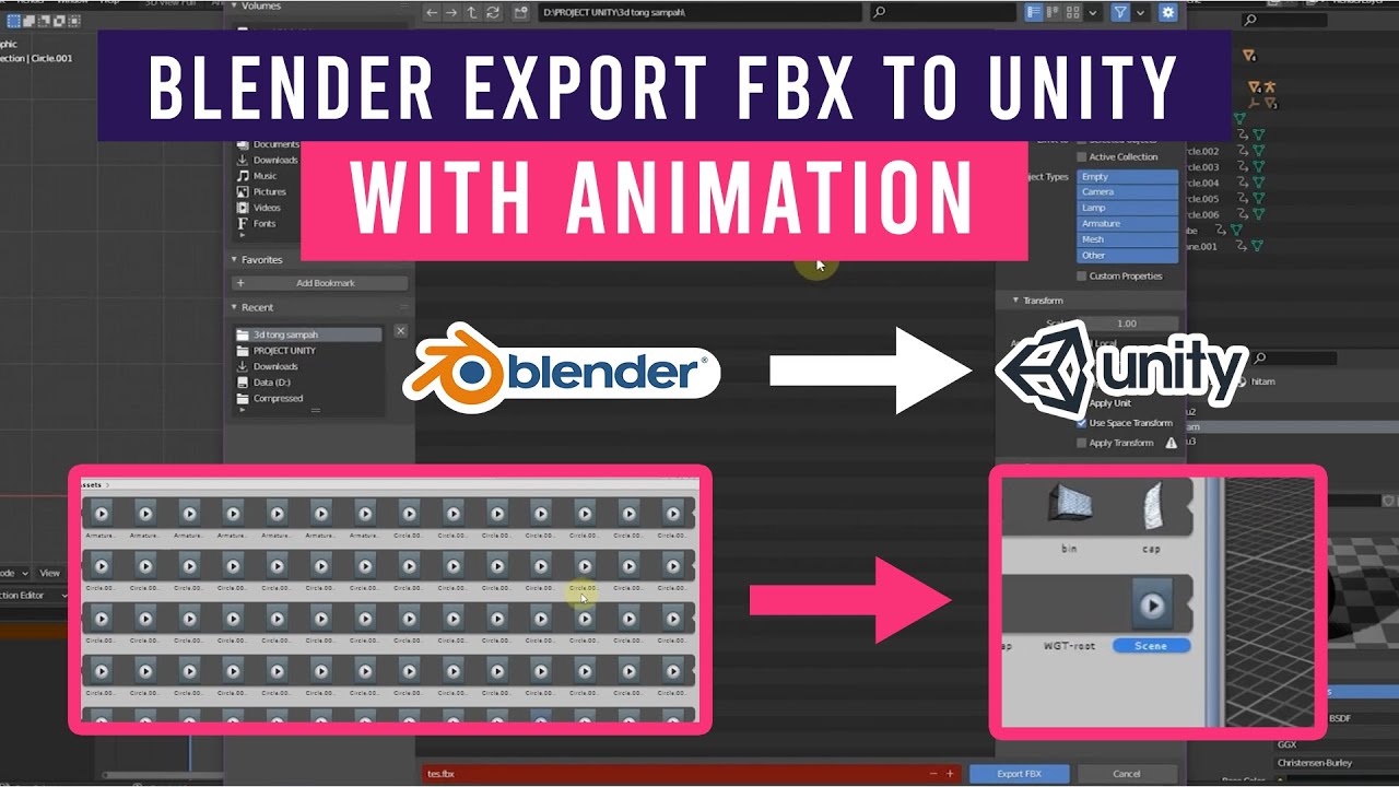 Экспорт юнити