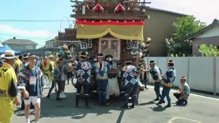 交歓会　曳き分かれ　（平成２６年本宿祭禮）