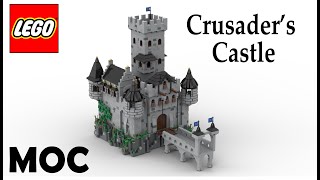 Lego MOC - Crusader's Castle - Digital Speed Build