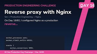 Reverse proxy with Nginx - Day 16/60 Production Engineering Challenge