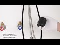 how to install better homes u0026 gardens pull out bathroom sink faucet with top mount feature