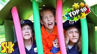 Best of 2021!  TOP 10 Funny Mysteries, Box Fort Prison Escape & MORE!   SHK Movie Compilation