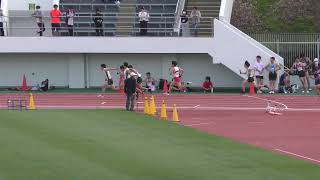 ㊿ 5男子3支部4×100mR決勝1組目 第77回東京都高等学校陸上競技大会第23支部予選会20240420