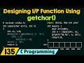 Designing The Input Function using getchar()