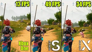 PALWORLD Xbox One vs. Series S vs. Series X Comparison  | Graphics Loading FPS