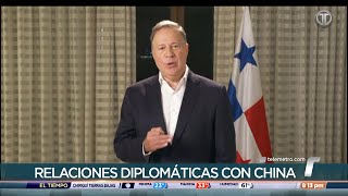 Varela asume responsabilidad de las relaciones diplomáticas con China