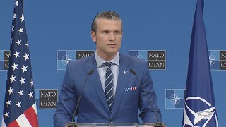 Briefing with Defense Secretary Pete Hegseth at NATO Meeting