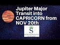 Jupiter Transit into Capricorn from Nov 20th 2020 for next 1 year | Planet of Fortune makes a move