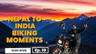 Nepal to India ; Biking Moments on way back from Pokhara