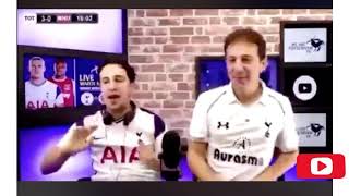 Tottenham fans reaction to Tottenham 3-3 West Ham funny 😂 video must watch. Football funny reaction