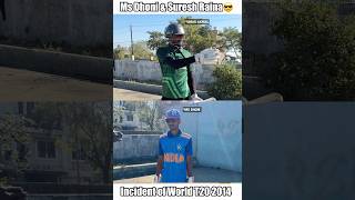 Ms dhoni \u0026 Suresh Raina vs Pakistan😅 (Based on Real incident😎) #shorts #cricket