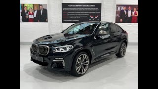 BMW X4 M40i Auto Individual Merino Leather Heads Up Display Adaptive M Suspension Harman Kardon….