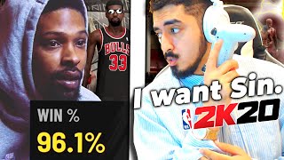I challenged PoorBoySin to a $1000 2v2 wager, he accepted (NBA 2K20)