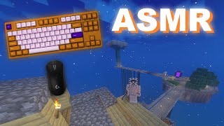 ASMR Gaming Minecraft Skyblock Ep 4, Keyboard Sounds \u0026 Whispering