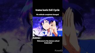 Iruma Kun's Evil Cycle. Cool anime moments. #iruma #animeshorts #like #evil #cool