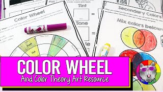 Color Wheel & Color Theory Art Lessons, Activities, and Worksheets, Ms Artastic's Art Resources