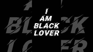 IM BLACK LOVER/boys attitude status 😈/#shorts #ytshorts