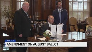 Missouri governor says income tax elimination plan will be on August ballot