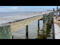 MARINE CONTRACTOR VLOG/Dock repair after a Skanska Barge hit it. Gulf Breeze Florida