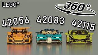 LEGO 360 Video | LEGO 42056 Porsche 911 GT3 RS | LEGO 42083 Bugatti Chiron | LEGO 42115 Lamborghini