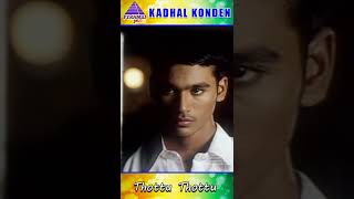Thottu Thottu Video Song | Kadhal Konden Movie Songs | Dhanush | Yuvan Shankar Raja | #YTShorts