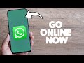 How To Appear Online On WhatsApp 2025 (iPhone & Android)