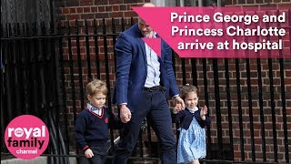 Prince William returns to hospital with Prince George and Princess Charlotte