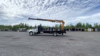 2004 International 4300 with Effer Knuckle Crane