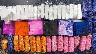 Bunch of plain, dyed and pasted half chalk blocks!