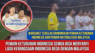 BEDA PEMAIN KETURUNAN DI INDONESIA DAN PEMAIN NATURALISASI DI MALAYSIA