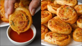 Potato Pinwheel Samosa Recipe | Vegetable Samosa Recipe | Aloo Samosa Recipe | Aloo Snacks | N'Oven