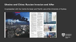 Ukraine and China: Russian Invasion and After