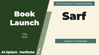 Book Launch | First Steps To Understanding Sarf