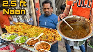 jammu का Biggest बाहुबली Naan2.5ft । गुलशन Naan house । Jammu street Food India