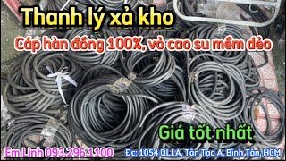 🔥EM LINH THANH LÝ DÂY CÁP HÀN QUỐC RUỘT ĐỒNG LẺ SIZE 16, 25, 35, 50 #0932961100 #mayhan #kobe #fuji