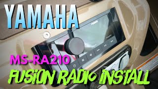 Yamaha Jetboat | Fusion MS-RA210 Radio & MS-ARX70 Install